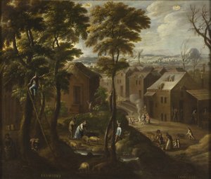 Novembre et décembre de Los doce meses del año, 1650-1699 - Antonio de Espinosa